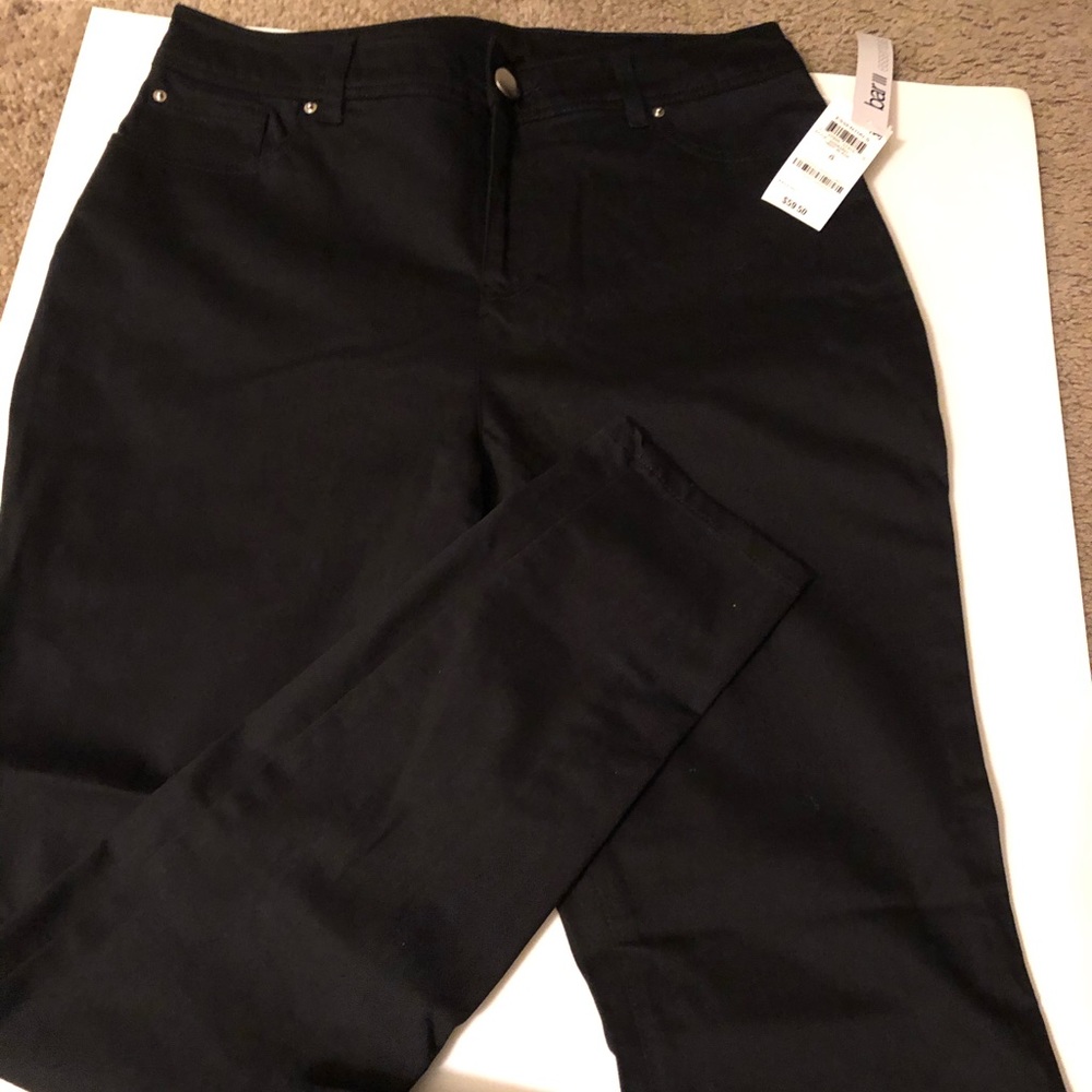 Deep black jeans